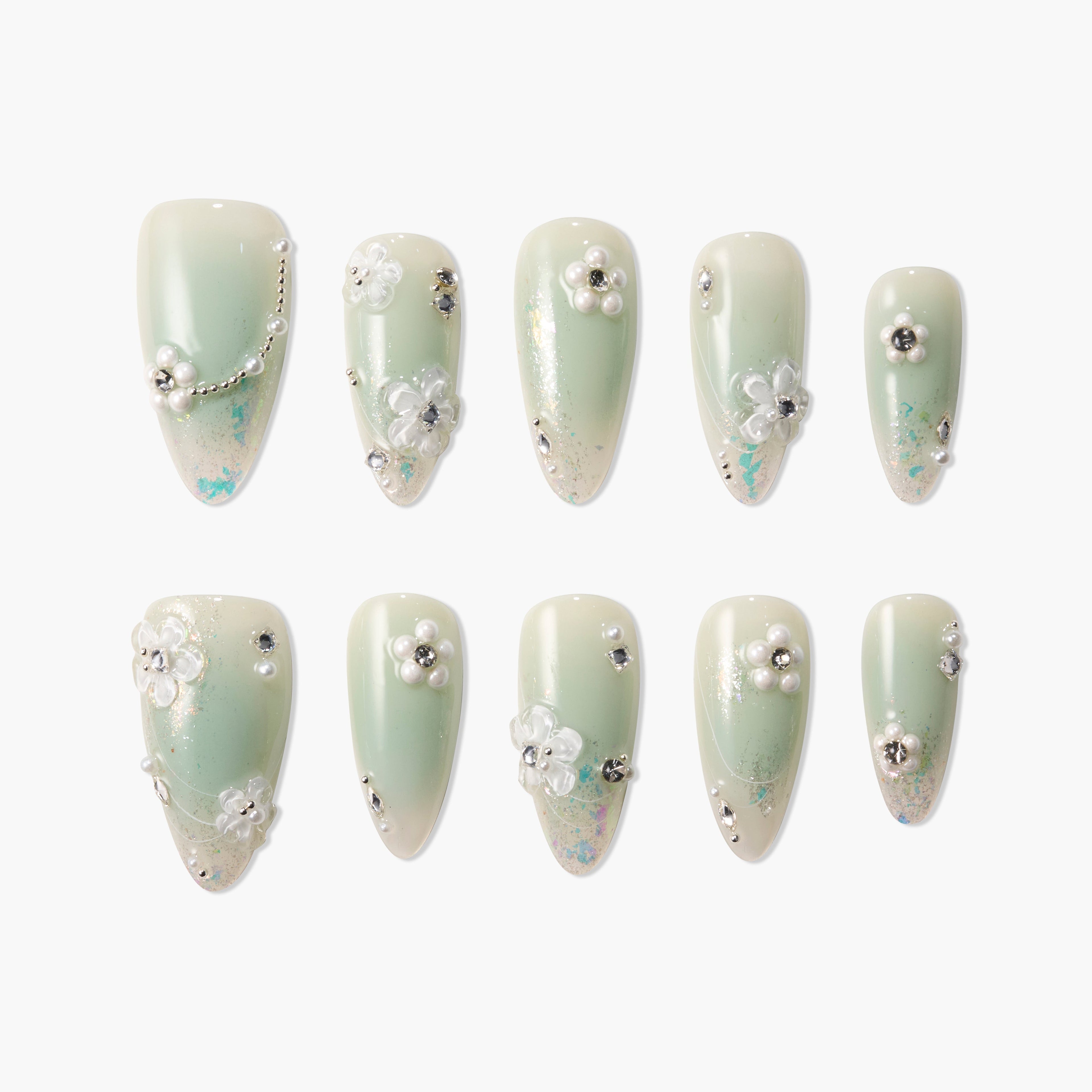 Mint Crystal Bloom