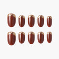 Golden Mocha Tip (Oval)