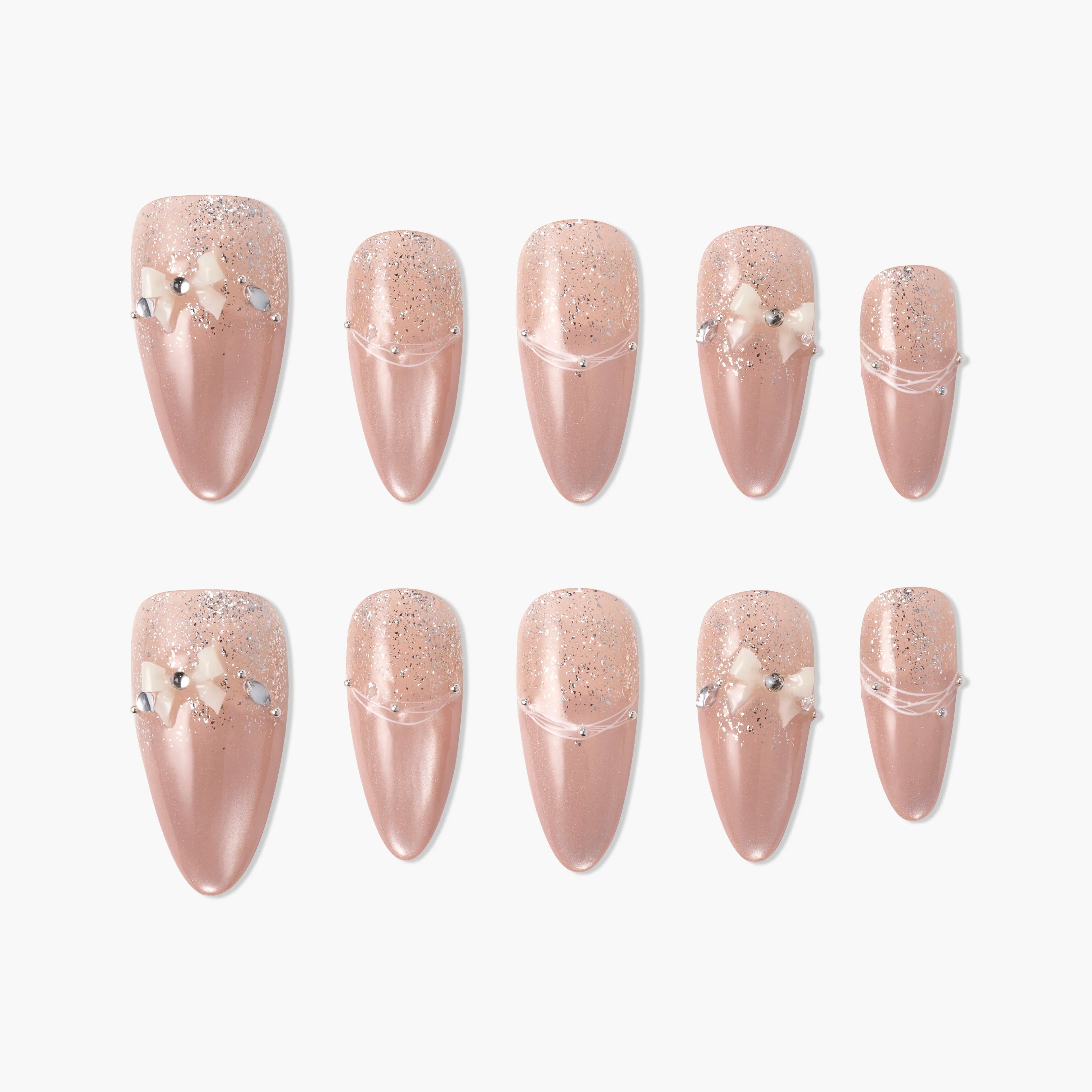 Champagne Veil Bow (Almond)