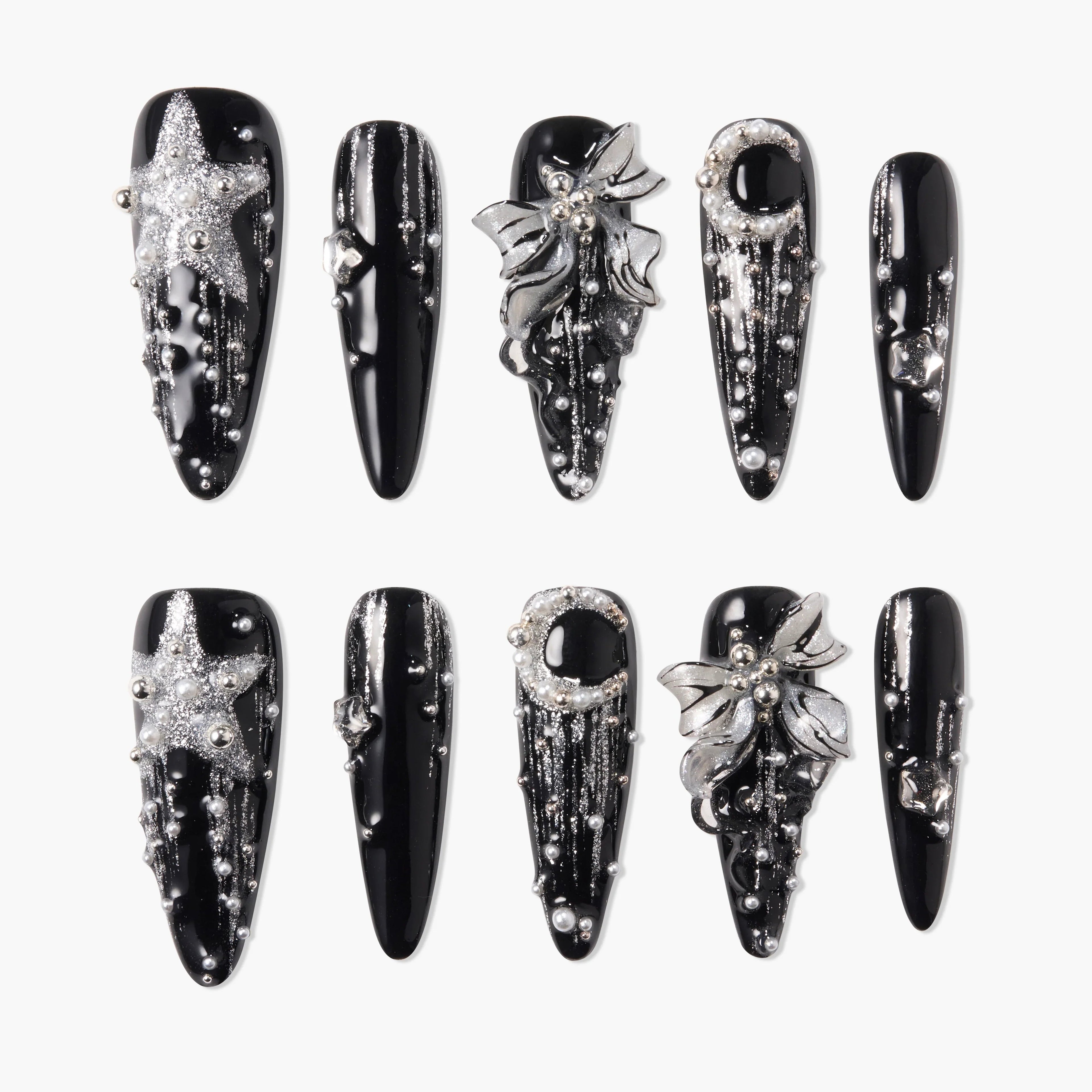 Black Starlight Bow (Stiletto)