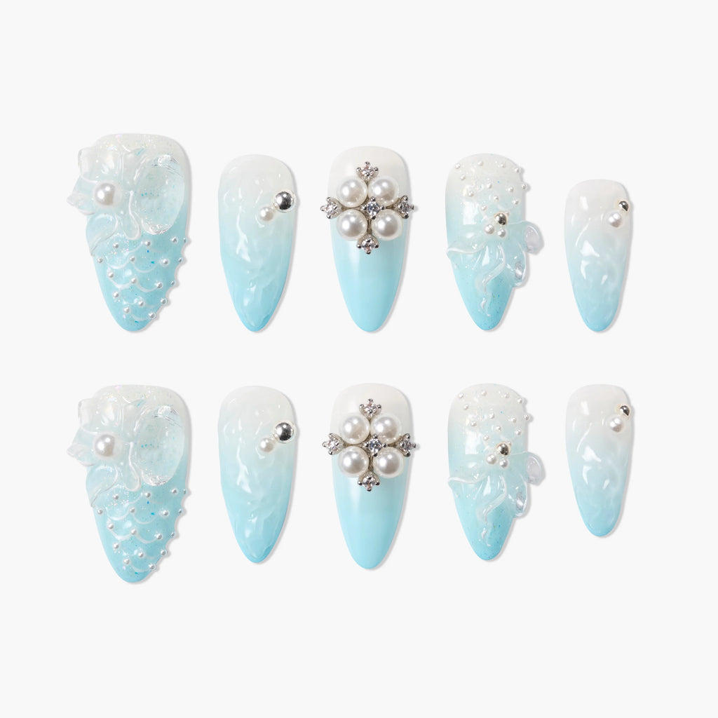 Aqua Pearl Bloom