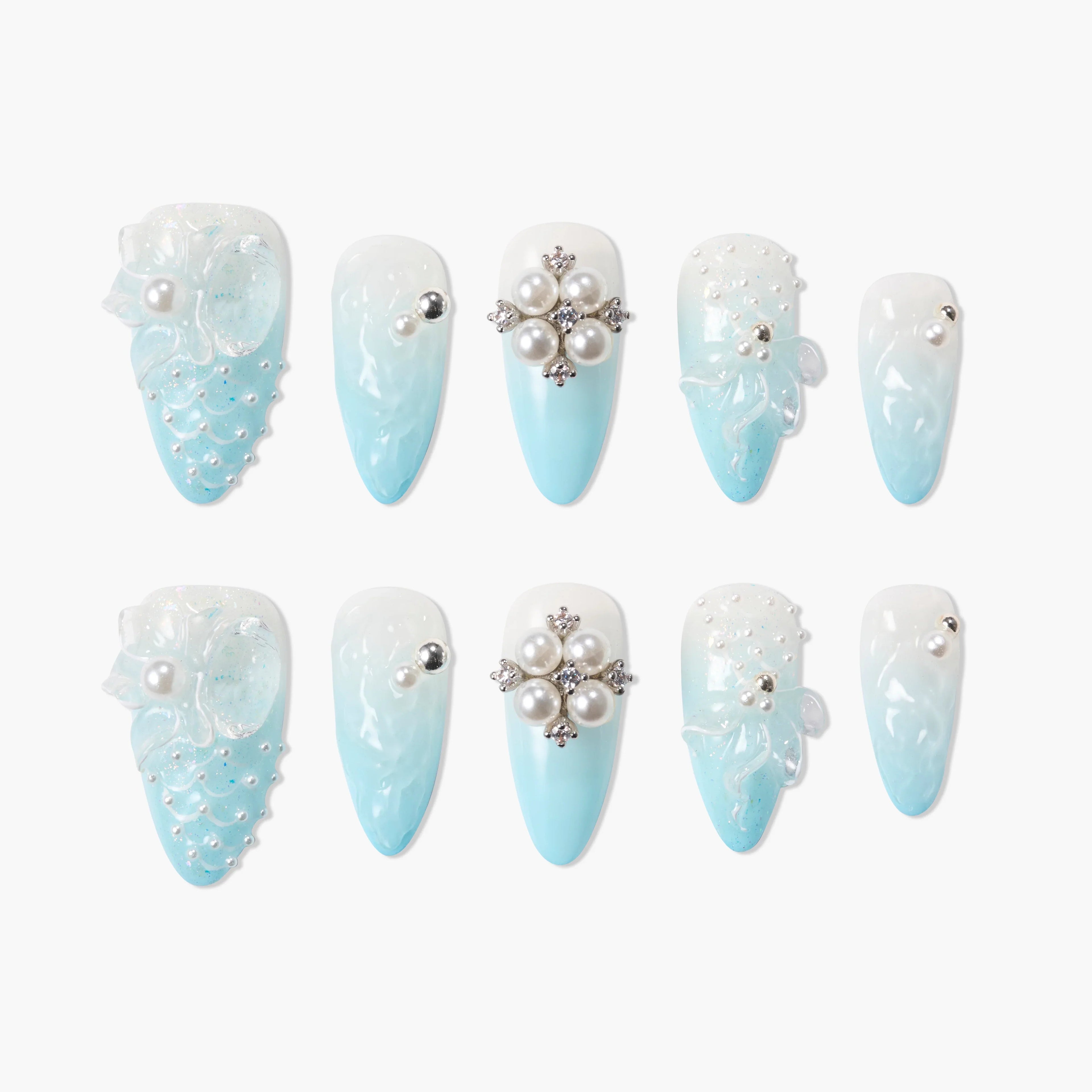 Aqua Pearl Bloom