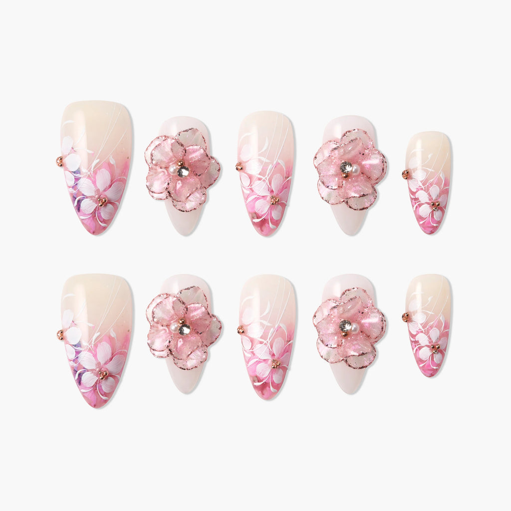 Pink Blossom Veil